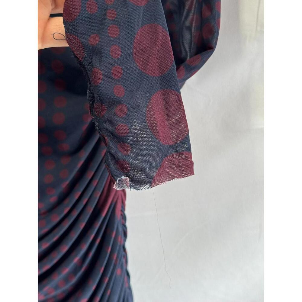 AFRM Darcie Multicolor Cocktail Dress Size S with Mesh Tear - Picture 8 of 8